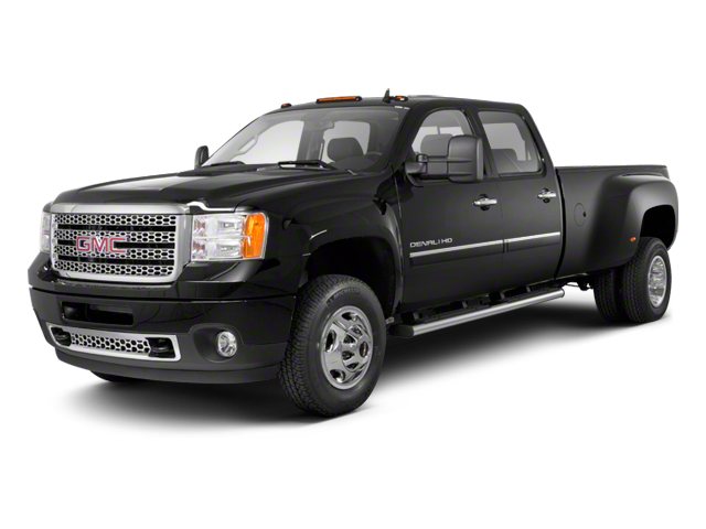 2011 GMC Sierra 3500 HD SRW SLT in Storm Gray Metallic — front three-quarter view