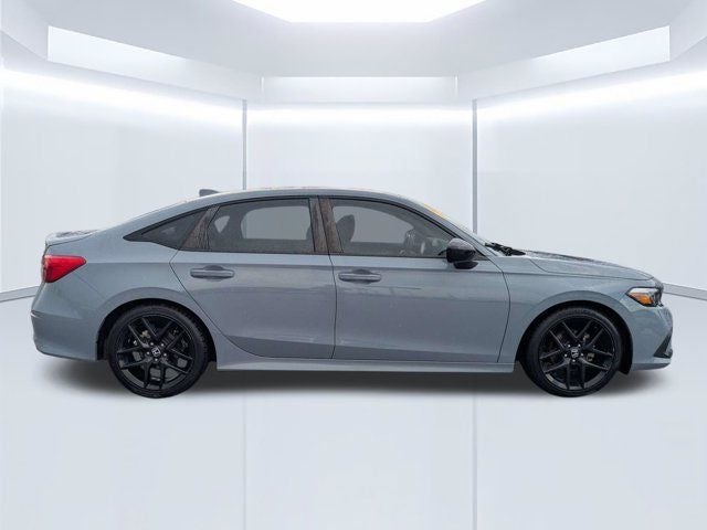 2022 Honda Civic — rear three-quarter view