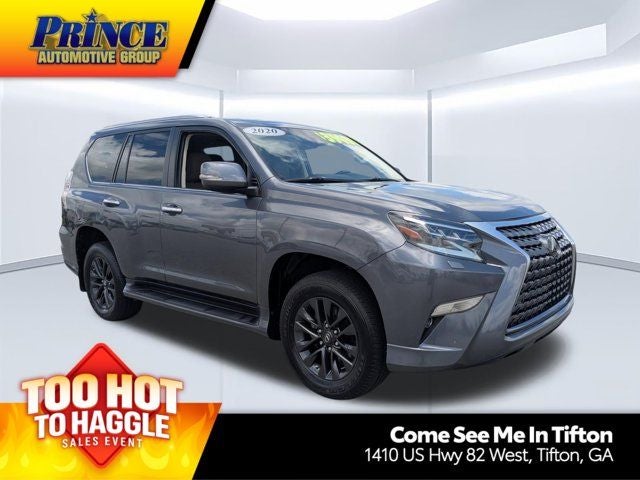 2020 Lexus GX 460 PREMIUM in Gray Pearl — front three-quarter view