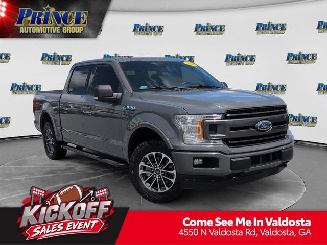 2018 Ford F-150 XL in Gray — front three-quarter view