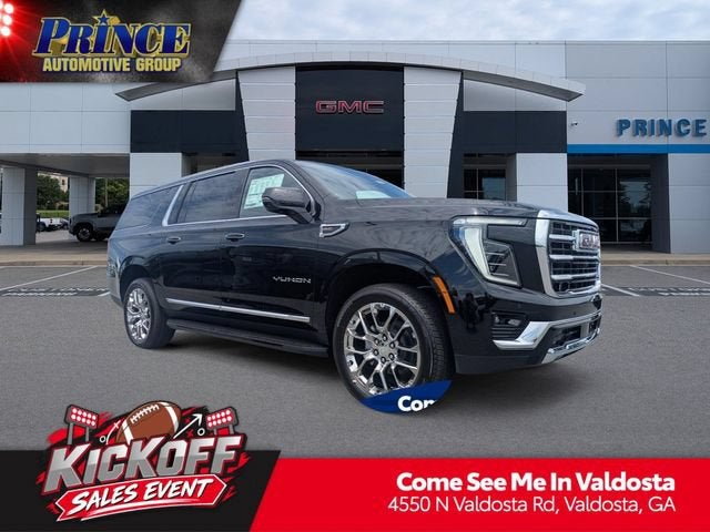 2026 GMC Yukon XL Elevation in Onyx Black — front three-quarter view