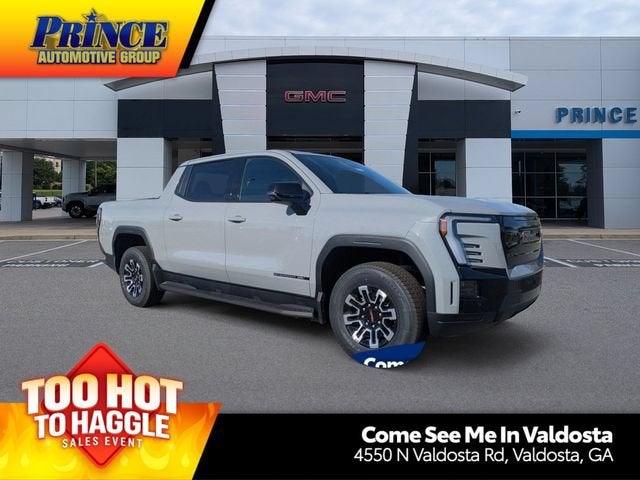 2026 GMC Sierra EV Elevation Extended Range in Thunderstorm Gray — front three-quarter view