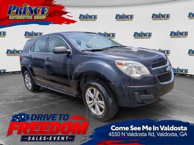 2015 Chevrolet Equinox LS in Blue Velvet Metallic — front three-quarter view