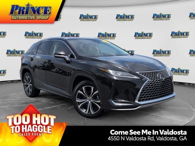 2021 Lexus RX RX 350 in Black — front three-quarter view