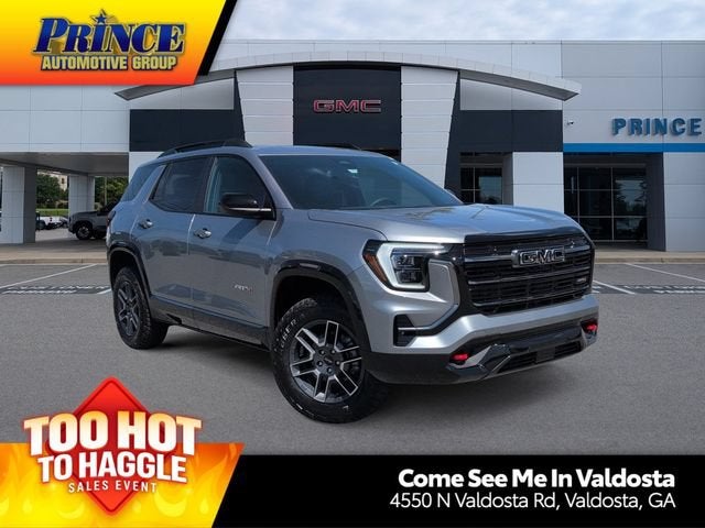 2026 GMC Terrain AT4 in Sterling Metallic — front three-quarter view