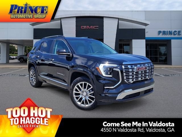 2026 GMC Terrain Denali in Ebony Twilight Metallic — front three-quarter view