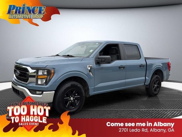 2023 Ford F-150 XL in Blue — front three-quarter view