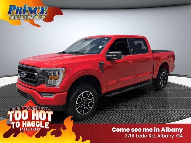 2022 Ford F-150 XL in Red — front three-quarter view