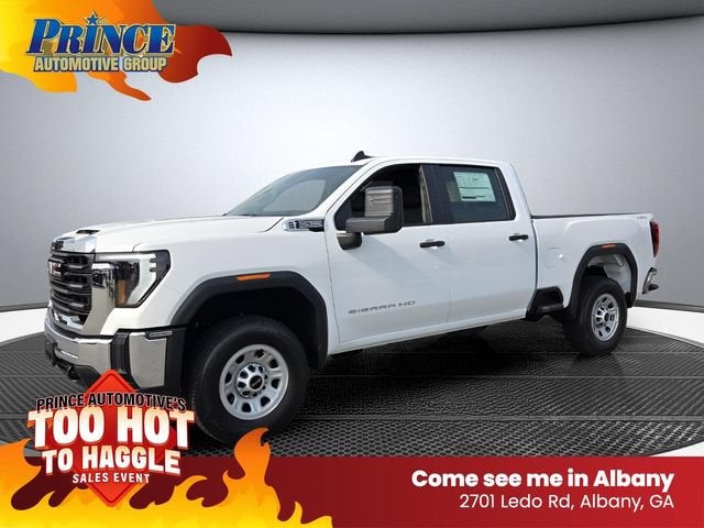 2026 GMC Sierra 2500 HD Pro in Summit White — front three-quarter view