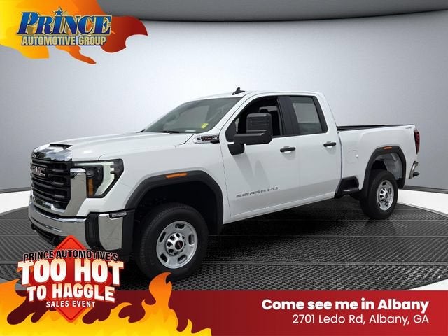 2026 GMC Sierra 2500 HD Pro in Summit White — front three-quarter view