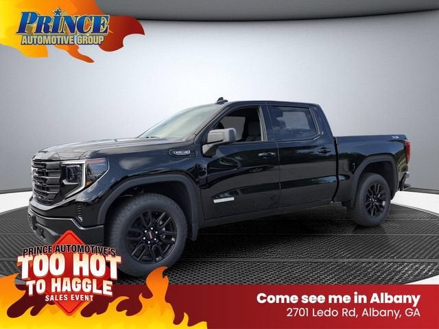 2026 GMC Sierra 1500 Elevation in Onyx Black — front three-quarter view
