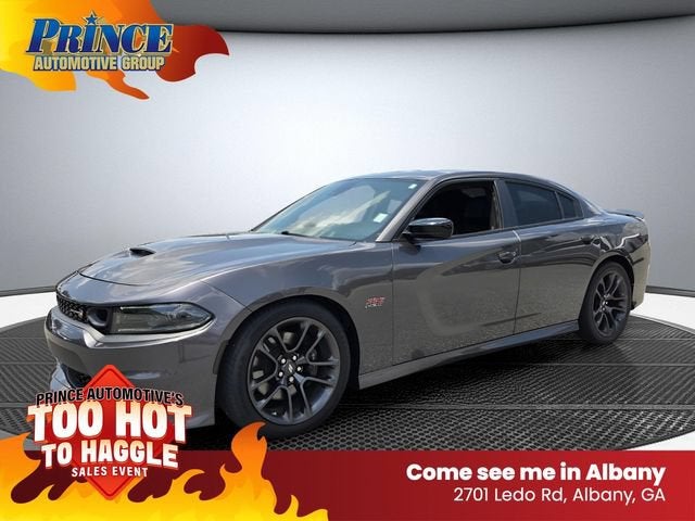 2023 Dodge Charger Scat Pack in Grey — front three-quarter view