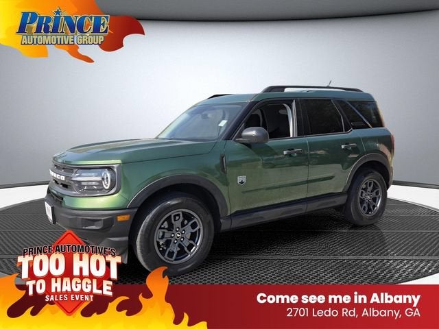 2024 Ford Bronco Sport Big Bend in Blue — front three-quarter view