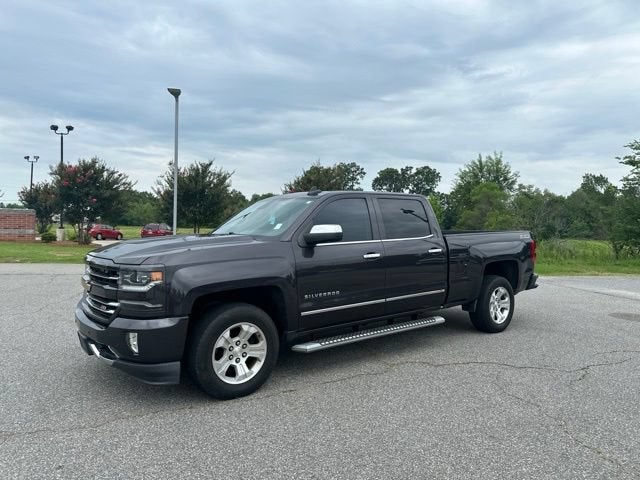 2016 Chevrolet Silverado 1500 LTZ in Tungsten Metallic — front three-quarter view