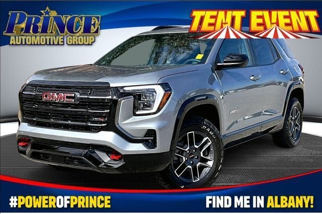 2026 GMC Terrain AT4 in Sterling Metallic — front three-quarter view
