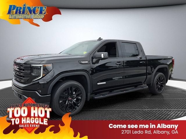 2026 GMC Sierra 1500 Elevation in Onyx Black — front three-quarter view